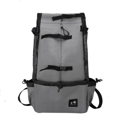 China Viable Hot Selling Adjustable Pet Carrier Backpack Traveling Hiking Camping For Small Medium Dogs Cats for sale