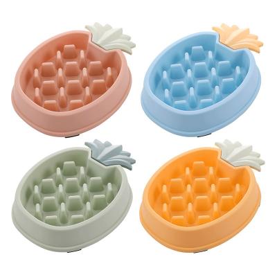 China Slow Food Sustainable Dog Bowl Anti Clogging Factory Direct Selling Dog Driver Pet Food Eco-friendly Plastic Bowl for sale