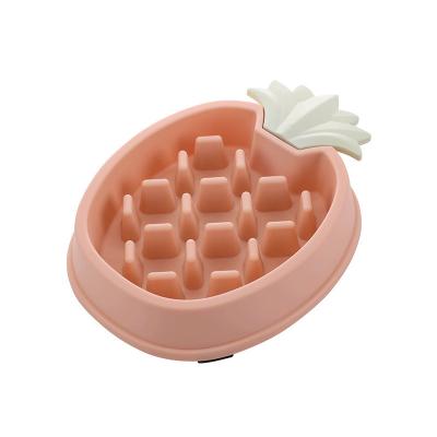 China New Factory Price Sustainable Dog Bowl Eco-friendly Slow Food Dog Bowl Anti Clogging Eco-friendly Plastic Pet Food Bowl for sale