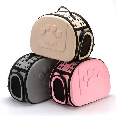 China 2022 Wholesale Pink Portable Pet Stored Pet Carrier Carrying Bag Carrying For Cats Travel Bag Shoulder Dog Bags Carrying Case for sale