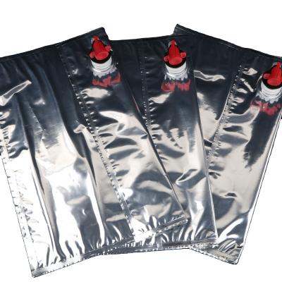 China Disposable Wine Packing Bib Bags In A Box With Spout For Cold Brew Coffee Drink for sale