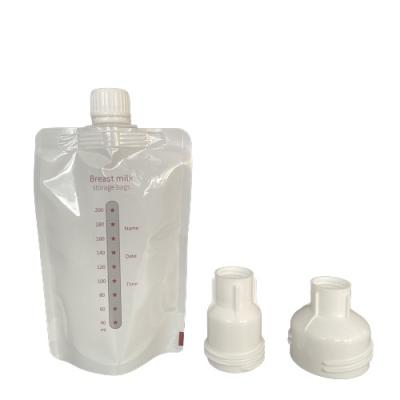 China Disposable Special Hot Selling Double Zipper Seal Cooler Breastmilk Storage Feeding Bags for sale