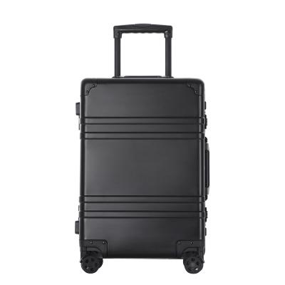 China Brand New All-aluminum Style Fingerprint Lock Nylon Trolley Duffle Bag Custom Travel Luggage Trolley Bag for sale