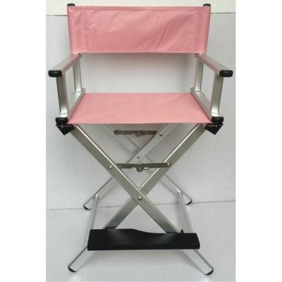 China OEM Modern Rose Factory Aluminum Lightweight Makeup Manager Chair Foldable for sale