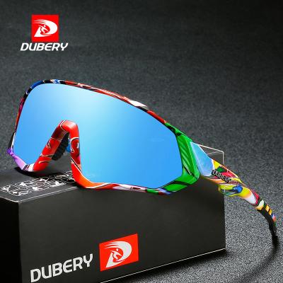 China Fashion DUBERY sunglasses 2022 popular men's woven sports fashion sunglasses quality blue frames D612 fashion sunglasses for sale