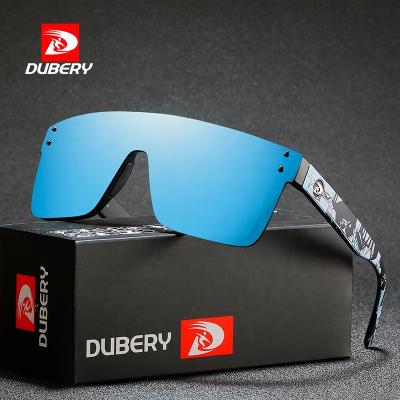 China Fashion DUBERY D.C.A. sunglasses quality polarized sunglasses men 2022 oversized large frame rimless sunglasses cool sunglasses 2022 for sale