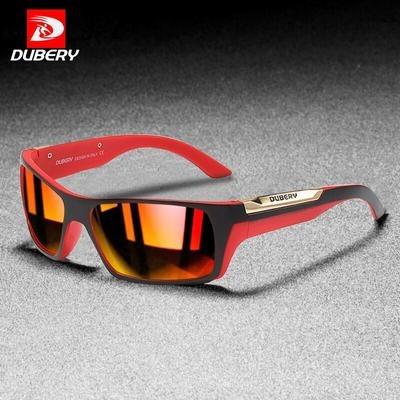 China Official Sports Sunglasses DUBERY Polarized D186 Sport D186 Wrap Reinforced Polarizadas gafas de sol Sun Glasses Mens UV400 Protection for sale