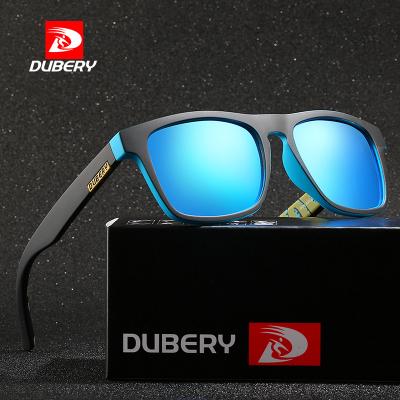 China 10 Years Experience OFFICIAL DUBERY Polarized Sunglasses 2021 Men UV400 Protection Sports Fashion Style Outdoor Blue Lens Sunglasses 2022 D125 for sale