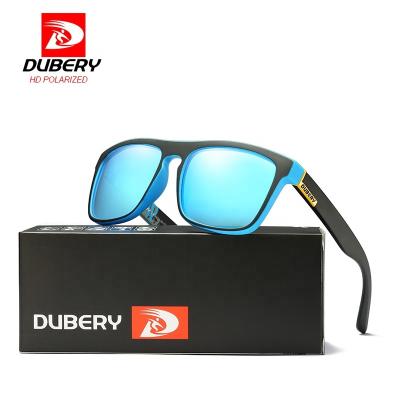 China Official Sports Sunglasses DUBERY Polarized Sunglasses Men UV400 Protection Sports Fashion Style White Sunglasses 2022 Women Summer D731 for sale