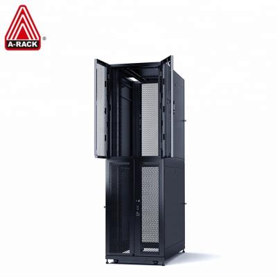 China Customized Newest Floor Standing Server Rack Colo Cabinet 15U-42U Server Rack For Data Center Black/Red for sale