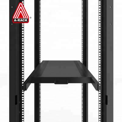 China 19in 50Kg Server Rack Network Cabinet Accessories Cold Rolled Steel Sliding Shelf for sale