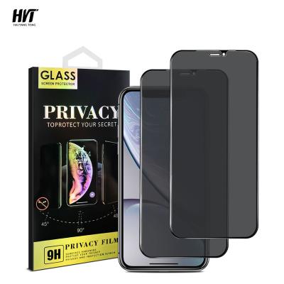 China 2021 Newest 9h Hardness 2.5d Anti Spy Privacy Ultrathin Tempered Glass Film Screen Protector For Iphone 12 mini 13 12 pro max for sale