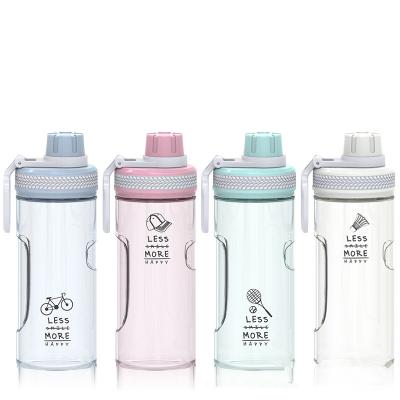 China Viable Custom Design Wholesale Outdoor Sports Portable Leak Proof Plastic Tritan Water Bottle for sale