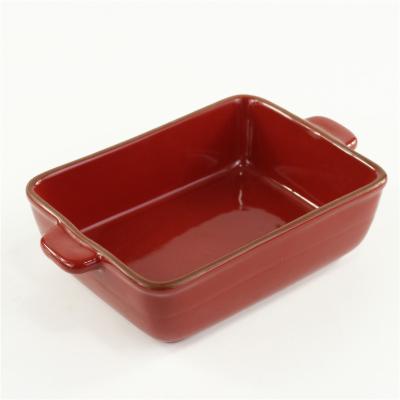 China Viable Ceramic Baking Dishes And Pans Restaurant Classic Home Kitchen Tableware Design for sale