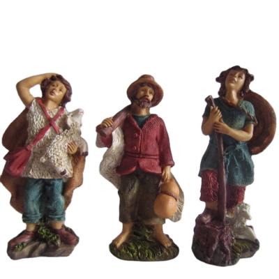 China 2018 New Decoration Three Piece Resin Nativity For Sale for sale