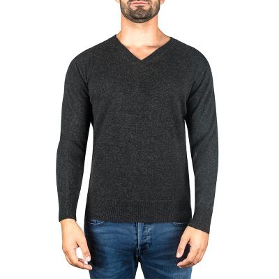 China Breathable Wholesale Exquisite Workmanship V Neck Pullover Wool Men Cashmere Sweaters for sale