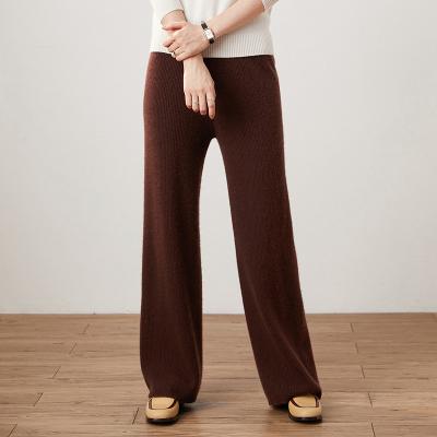 China Anti-wrinkle winter new fashion cashmere solid color long pants for lady for sale