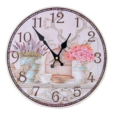 China Simple Round Frameless Clock Of Calendars 12 Inch Diy Wall Clock for sale