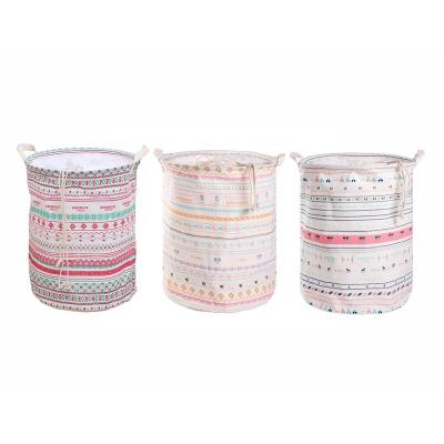 China Large Farmhouse Laundry Storage Box Mesh Laundry Bag Clothing Storage Bag Folding Laundry Basket for sale