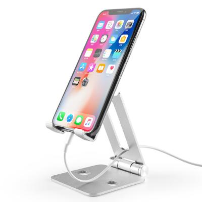 China Universal Foldable Adjustable Compatibility Aluminum Alloy Metal Phone Holder Stand,Tablet Stand,Desk Stand for sale