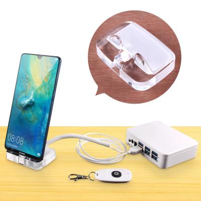 China Mobile Phone Display Multi-port Mobile Phone Display System Anti-theft ABS Material Supports Mobile Phone Charging for sale