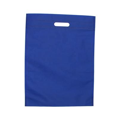 China Custom Logo Reusable Recyclable Biodegradable D-Cut Nonwoven Shopping Bag for sale