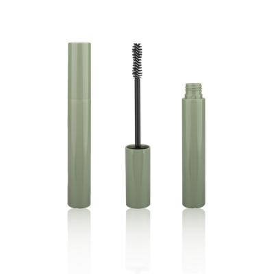 China New Arrival Pure Green Custom Empty Slim Tube Eyelash Tube Mascara Mascara Tube With Brush Wands for sale