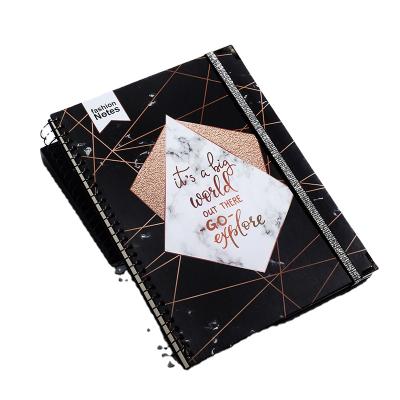 China Luxury Personalized Loose Leaf Notepad Notebook Custom Color Spiral Paper Material for sale