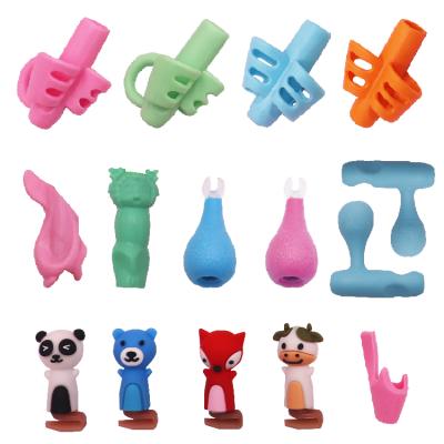 China Eco - Friendly Writing Exercise Pencil Holder Grip Set For Kids Writing for sale