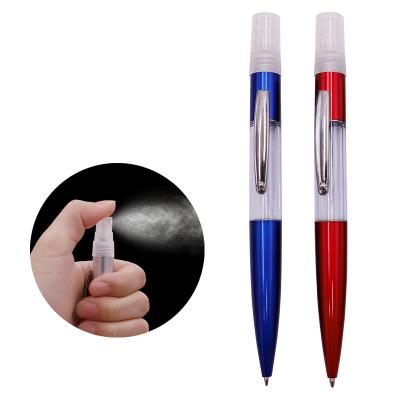 China Promotional Pen 2 In 1Spray Ballpoint Pens Customized Logo Hand Wash Ball Pen for sale