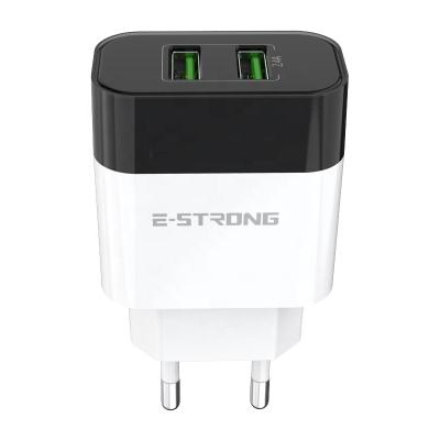 China Dual Port USB 2.0 Mobile Phone Charger 5V 2.4A Dual Port Set Universal Mobile Phone/Tablet/Tablet/MP3/MP4/other USB Device Wall Charger for sale