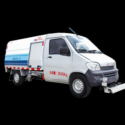 China 100% new design electric road cleaning brush factory price high pressure road sweeper truck for sale for sale