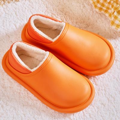 China 2023 Fashion New Trend EVA Fur Slippers Soft Comfortable Waterproof Non-slip Fluffy Bedroom For Ladies Slips Cotton Shoes Winter Slipper Women for sale