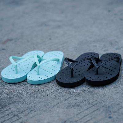 China Summer Fashion Trend Outdoor Anti-slippery PVC Material Lightweight Quick-drying Couples Flip Flop Sandals For Beach for sale