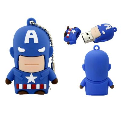 China Pvc Custom Logo Cartoon Flash Drive Stick  2.0 3.0 Usb Flash Disk USB Memory Stick Flash Pen Drive for sale