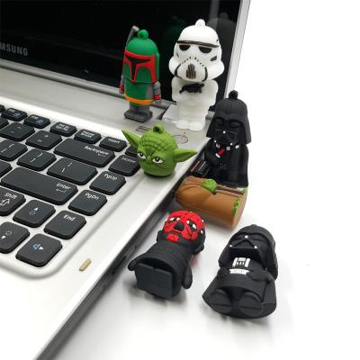 China Cartoon pendrive Star Usb War USB 2.0 Dart vader 2GB 4GB 8GB 16GB Memory Stick 32GB 64GB 128GB Flash drive for sale