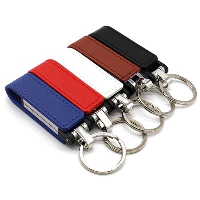 China Company gift custom logo leather usb 2.0 flash disk USB 3.0 Memory Stick Flash pen Drive for sale