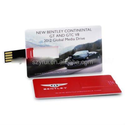 China Custom logo 1gb 2gb 4gb credit card usb 2.0 promotional business card pendrive, 8gb 32gb 16gb card usb flash drive for sale