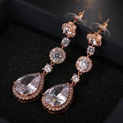 China CLASSIC Functional Bellona Pendientes Diamond Women Drop Pearl Zircon Tassel Earrings OEM Service for sale