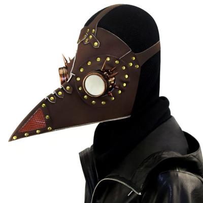 China Movice Character DWDP-HH15V Infest Doctor Bird Mask Long Nose Beak Steampunk Halloween Cosplay Costume Props for sale