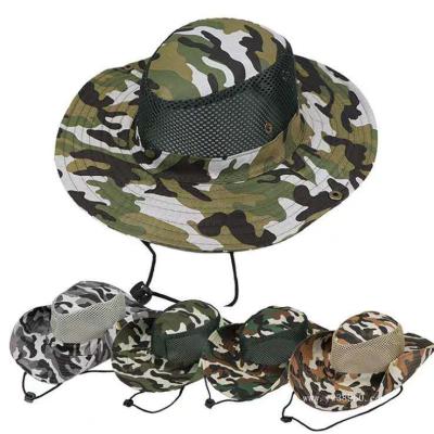 China DWDP COMMON Outdoor Wide Brim Sun Protect Hat, Classic US Army Combat Style Bush Jungle Sun Hat For Fishing Hunting Camping for sale