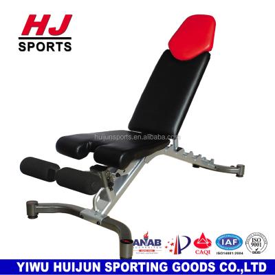 China Perfect for HJ-B077 Foldable Abdominal Exercise Abdominal Bench Adjustable Dumbbell Range Sit Bench / Weight Bench for sale