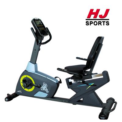 China Commercial Luxury Gymnasium Recumbent Magnetic Bike HJ-B593 Gym Training Equipment Magnetic Exercise Bike for sale