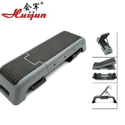 China Newest Design HJ-61020 Gym Step Tool Fitness Aerobic Step Board Anti-Slip Multifunctional Aerobic Plastic Stepper Step Board for sale