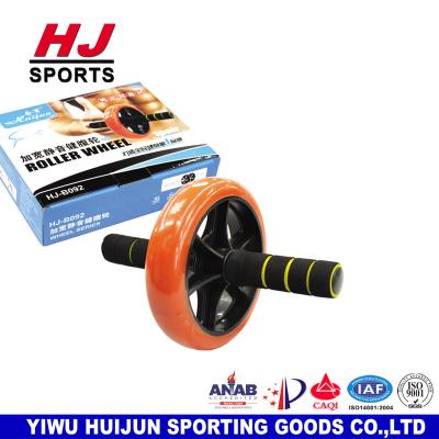 China 2017 Hot Selling Gym HJ-B092 Wholesale Custom Fitness Roller Anti-Slip Equipment Expanded Ab Wheel Ab Roller for sale