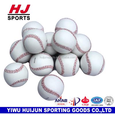 China HJ-O018 Wholesale Best Price Official Baseball Ball PVC Baseball Durable Laminated for sale