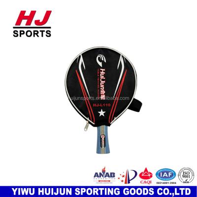 China Table Tennis Match Training HJ-L110 HUIJUN Professional Wooden Rubber Paddle One Star Table Tennis Racket for sale