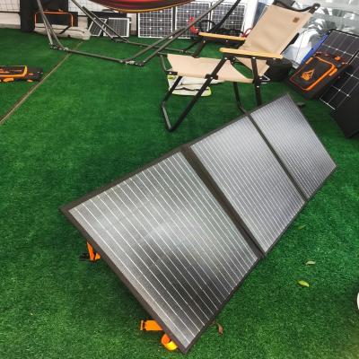 China Foldable Solar Panels 120w 182mmx182mm Kits for sale