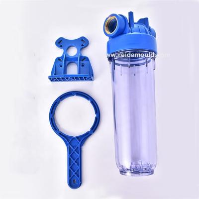 China PET Water Purifier Injection Molding Water Filter Bottle Housing Mold Steel High Quality Plastic Molds for sale