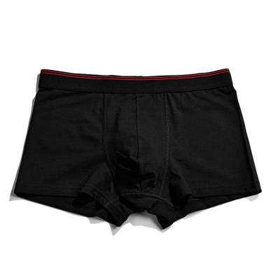 China Antibacterial Mens Briefs Combed Cotton Boxers Mid Waist Loose Boxers Fashion Plus Size Boxers for sale